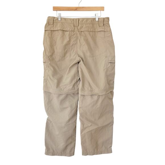 Eddie Bauer Tan Zip Off Hiking Pants Sz L - Picture 6 of 6